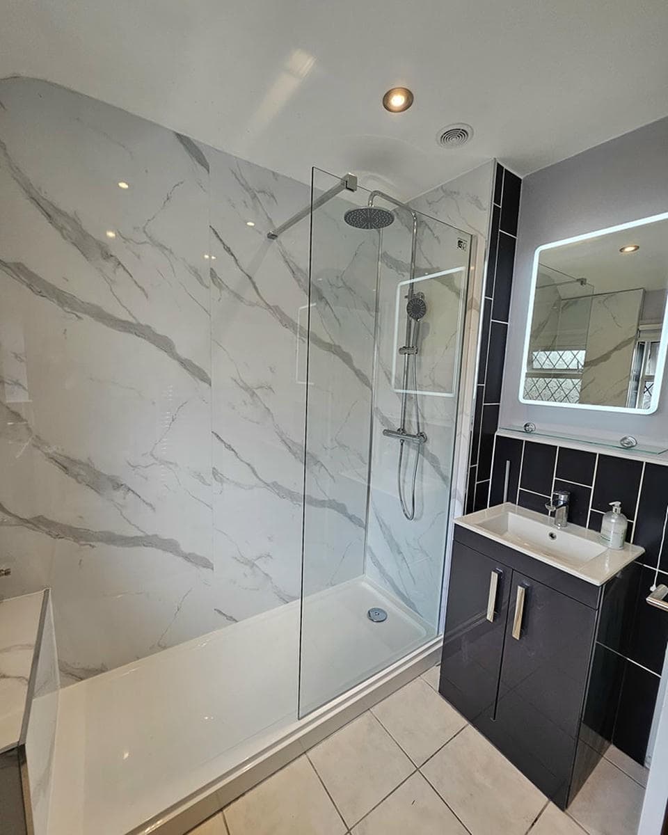 Modern dusakabin ve banyo tadilati