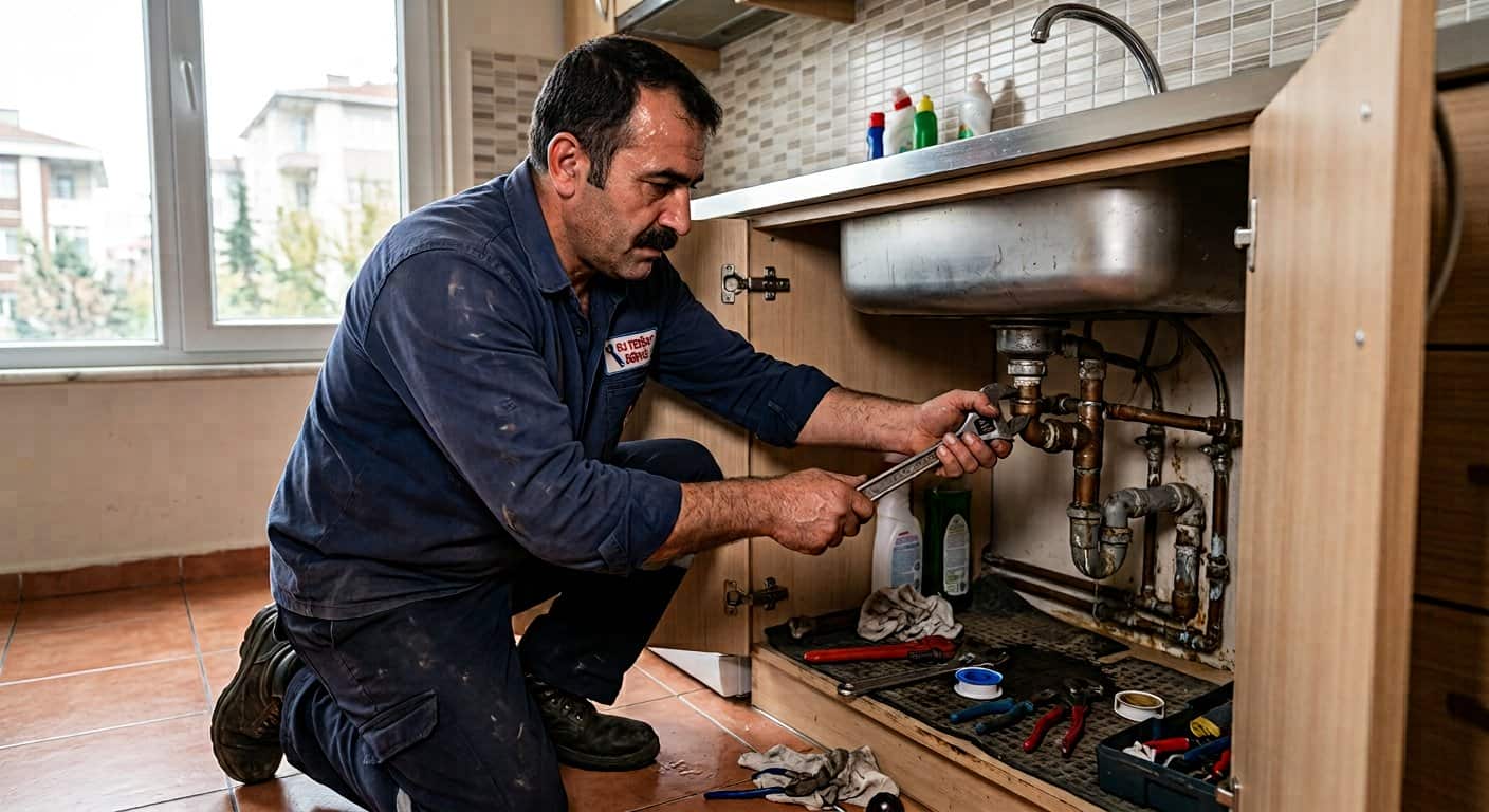 Su tesisatci mutfak sizintisi